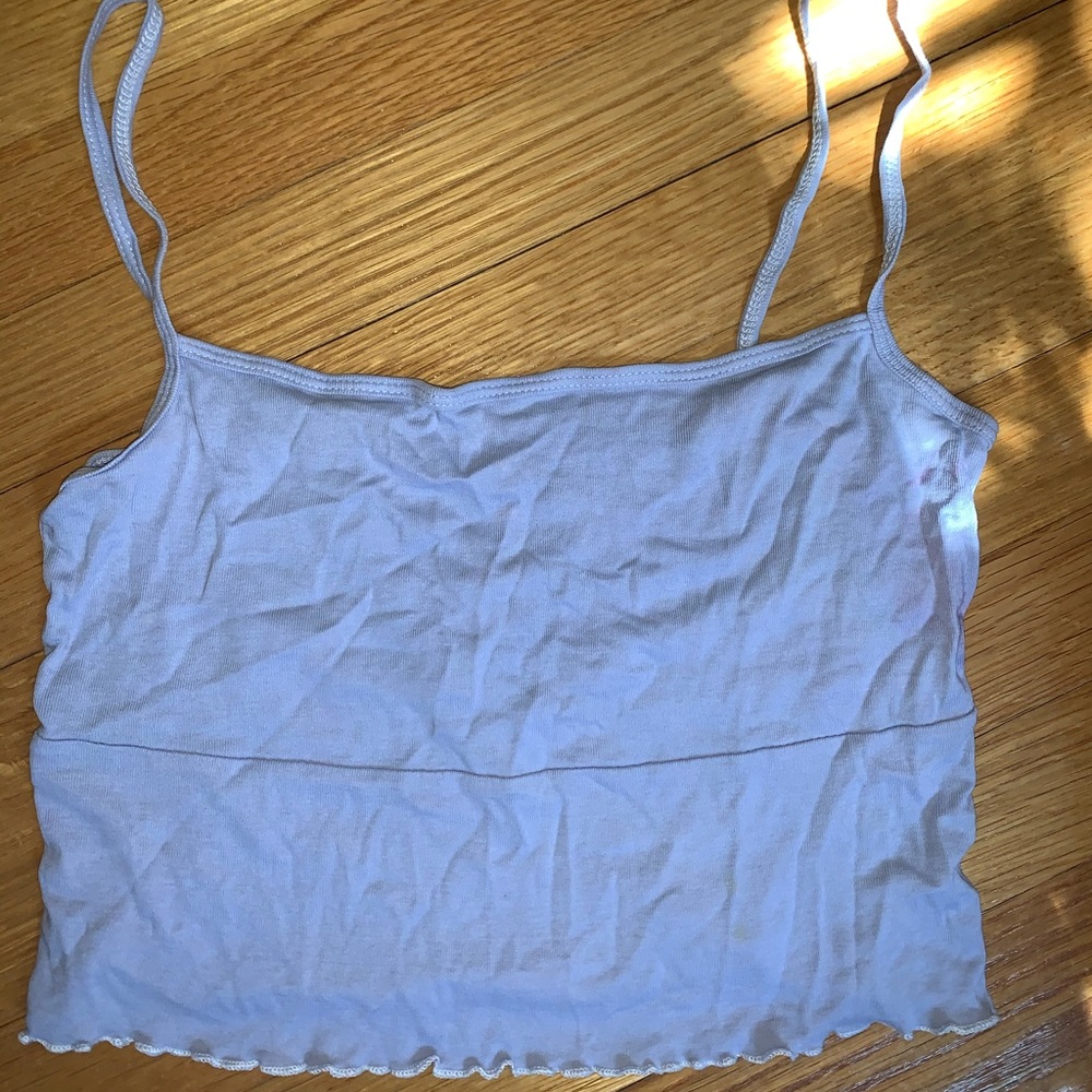 Brandy Melville perry winkle cropped tank